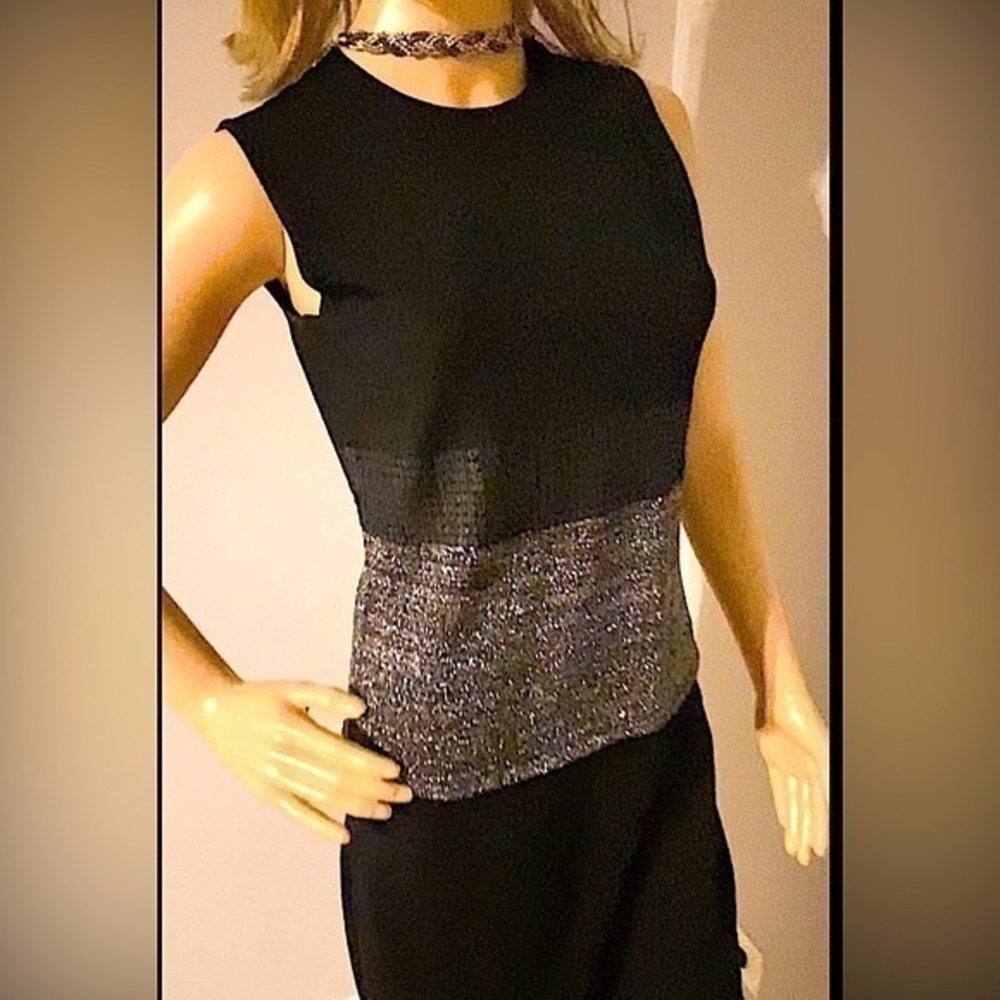 August Silk Logic NEW Medium Sparkly Lower with Sequin Middle Stretchy NWT